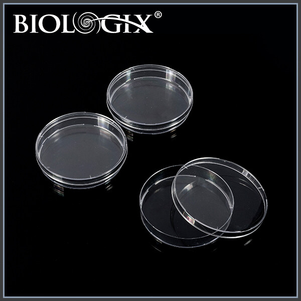 66 1701 BIOLOGIX 90x16mm CLEAR POLYSTYRENE STERILE PETRI DISH WITH