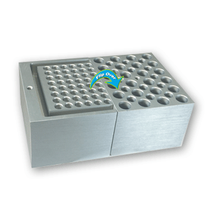 BSWCMB, BENCHMARK Quick-Flip™ Block, 24 x 1.5ml tubes, or 32 x 0.2ml and 14 x 0.5ml tubes - EA - Benchmark - ACCESSORIES - EQUIPMENT - HEAT BLOCKS AND DRY BATHS